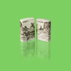 فندک زیپو کد 48518 Zippo Wild West Scene