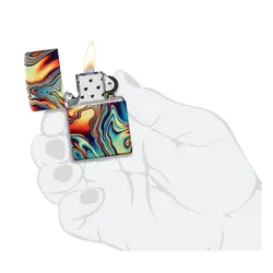 فندک زیپو کد 48612 Zippo Colorful Swirl