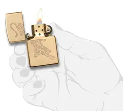 فندک زیپو کد 29884 Zippo Tattoo Tiger