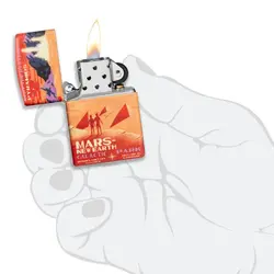 فندک زیپو کد 49634 Zippo Mars Design