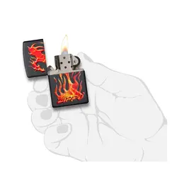 فندک زیپو کد Zippo Flaming Dragon 29735
