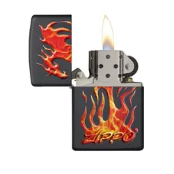 فندک زیپو کد Zippo Flaming Dragon 29735