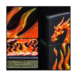 فندک زیپو کد Zippo Flaming Dragon 29735
