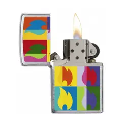 فندک زیپو کد 29623 Zippo Abstract Flame