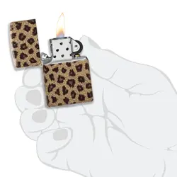 فندک زیپو کد Zippo Leopard Design 48219