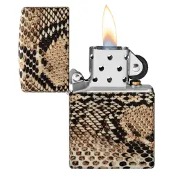 فندک زیپو کد Zippo Snake Skin Design 48256