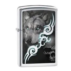 فندک زیپو کد Zippo Wolf White 28872
