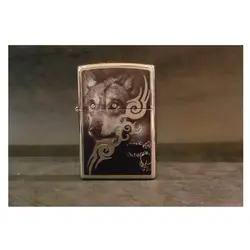 فندک زیپو کد Zippo Wolf White 28872
