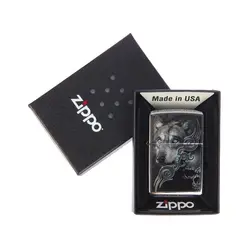فندک زیپو کد Zippo Wolf White 28872