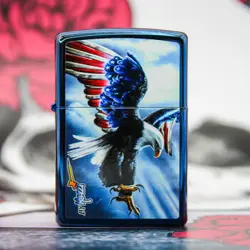 فندک زیپو کد 28189 Zippo American Eagle Mazzi