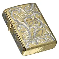 فندک زیپو کاستوم ادیشن طلایی کد Zippo Classic Arabesque CLA-D