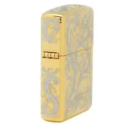 فندک زیپو کاستوم ادیشن طلایی کد Zippo Classic Arabesque CLA-D