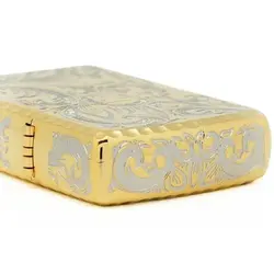فندک زیپو کاستوم ادیشن طلایی کد Zippo Classic Arabesque CLA-D