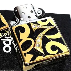 فندک زیپو کاستوم ادیشن طلایی کد Zippo New Dial Gold NDZ-BK