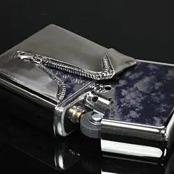 فندک زیپو کاستوم ادیشن کد Zippo Zipper Metal Sky Silver Ibushi
