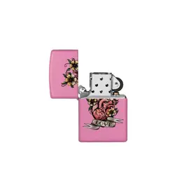 فندک زیپو کد Zippo Heart Flower 60004947