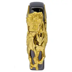 فندک زیپو لیمیتد ادیشن مشکی طلایی کد Zippo Pegasus Black 3 Side Gold Metal 11258