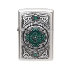 فندک زیپو ک 2005167 Zippo Celtic Green