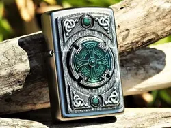 فندک زیپو ک 2005167 Zippo Celtic Green
