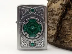 فندک زیپو ک 2005167 Zippo Celtic Green