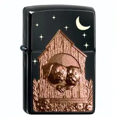 فندک زیپو لیمیتد ادیشن کد 251756 Zippo Doghouse