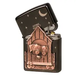 فندک زیپو لیمیتد ادیشن کد 251756 Zippo Doghouse