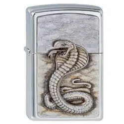 فندک زیپو کد 1300109 Zippo Green Eyed Cobra