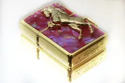 فندک زیپو کاستوم ادیشن صورتی طلایی کد Zippo Winning Winnie Star Shell