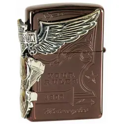 فندک زیپو کاستوم ادیشن رزگلد کد Zippo Harley Davidson HDP-49