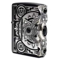 فندک زیپو کاستوم ادیشن کد Zippo Metal Onyx Ion Black Nickel