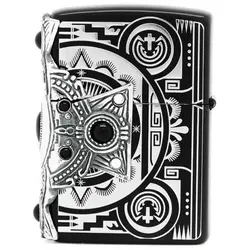 فندک زیپو کاستوم ادیشن کد Zippo Metal Onyx Ion Black Nickel