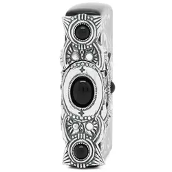 فندک زیپو کاستوم ادیشن کد Zippo Metal Onyx Ion Black Nickel