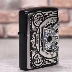 فندک زیپو کاستوم ادیشن کد Zippo Metal Onyx Ion Black Nickel