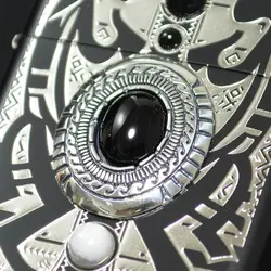 فندک زیپو کاستوم ادیشن کد Zippo Armor Case Kokopeli Onyx
