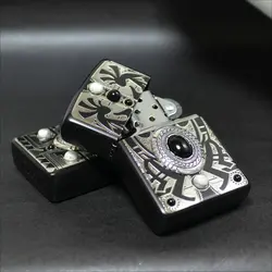 فندک زیپو کاستوم ادیشن کد Zippo Armor Case Kokopeli Onyx