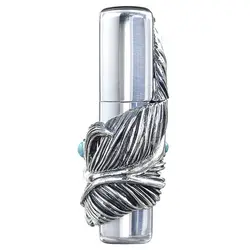 فندک زیپو کاستوم ادیشن نقره ای کد Zippo Big Metal Feather Zs1041