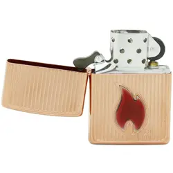 فندک زیپو لیمیتد ادیشن رزگلد کد Zippo Limited Frame Icon RPK 200FB
