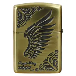 فندک زیپو کاستوم ادیشن طلایی کد Zippo Armor Wing Arabesque Shell