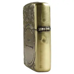 فندک زیپو کاستوم ادیشن طلایی کد Zippo Armor Shel Watch Inlay BS2-81b