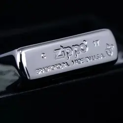 فندک زیپو کاستوم ادیشن نقره ایی کد Zippo Armor Shell Star SV-2