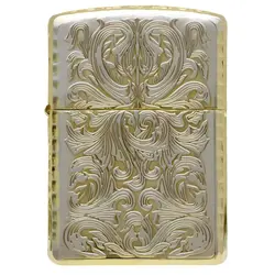 فندک زیپو کاستوم ادیشن طلایی کد Zippo Armor King gold-plated