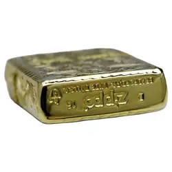 فندک زیپو کاستوم ادیشن طلایی کد Zippo Armor King gold-plated