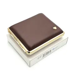 کیس سیگار چرمی قهوه ایی Vom Hofe 801100