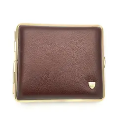 کیس سیگار چرمی قهوه ایی Vom Hofe 801100