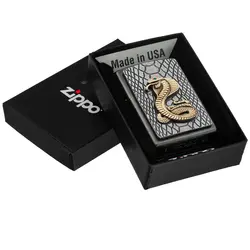 فندک زیپو کاستوم ادیشن کد 2005928 Zippo Cobra Emblem