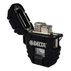 فندک گازی ضد آب یو‌اس‌تی Delta Stormproof Lighter, Black