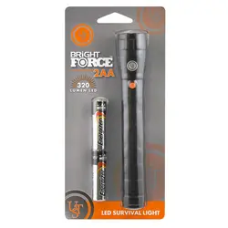 چراغ قوه یو‌اس‌تی ضد آب BrightForce 2AA Black