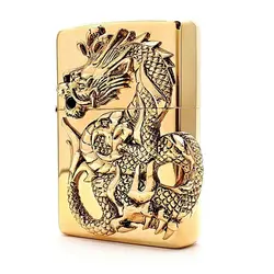 فندک زیپو طلایی Zippo Golden Dragon