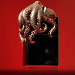 فندک زیپو سه بعدی با نشان اختاپوس  مدل  2004772 OCTOPUS 3D