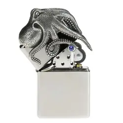 فندک زیپو سه بعدی با نشان اختاپوس  مدل  2004772 OCTOPUS 3D